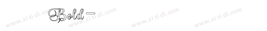 火山字型 青荷 试用版 Bold字体转换